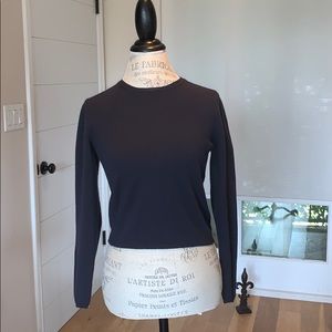 Prada Authentic Navy Cashmere Sweater Size 38